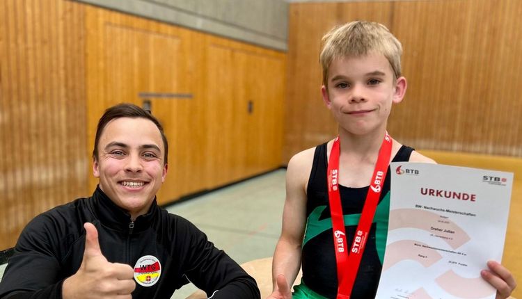 3. Platz bei den Württembergischen Nachwuchsmeisterschaften für Julian Dreher